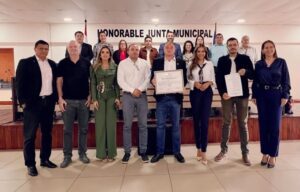 Junta Municipal de Pedro Juan Caballero rinde homenaje a la Cámara de Comercio