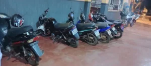 Ocho motocicletas incautadas tras operativos contra roncadores en Pedro Juan Caballero
