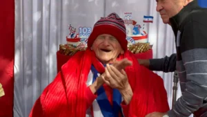Emotivo homenaje a excombatiente del 47 y caudillo que celebró 103 años de vida en Misiones
