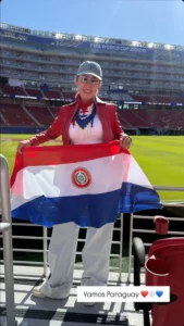 Gobernadora de Paraguarí ostenta privilegios en el Mundial