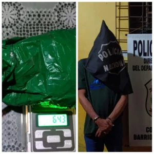 Un hombre queda detenido por tenencia de marihuana tras un control en Pedro Juan