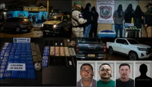 Cuatro detenidos con 43 panes de cocaína tras allanamiento a una carnicería en Pedro Juan