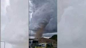 Un tornado causa daños y heridos en el sur de Francia, azotada por un frente de tormentas