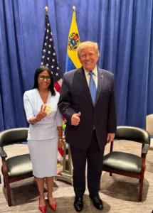 Por qué es tan relevante el encuentro que Trump y Delcy Rodríguez mantuvieron en Nueva York, a menos de 15 km de la cárcel en la que está preso Maduro