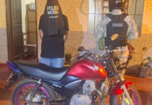 PJC: Aprehenden a un menor que conducía una moto usada en un hurto