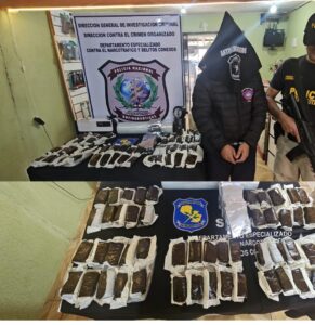 PJC: Un hombre fue detenido tras hallarse marihuana tipo cera en una vivienda