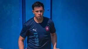 Blas Riveros, dos semanas fuera