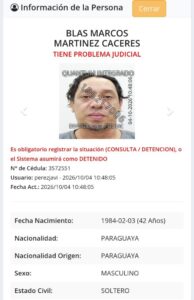 Dirigente liberal fue detenido cuando acudió a votar; contaba con orden de captura