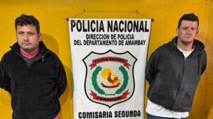 Asaltan Sana Farma Shop y los dos delincuentes fueron aprehendidos