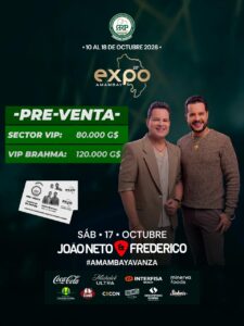 ¡JOÃO NETO & FREDERICO LLEGAN A LA EXPO AMAMBAY 2026!
